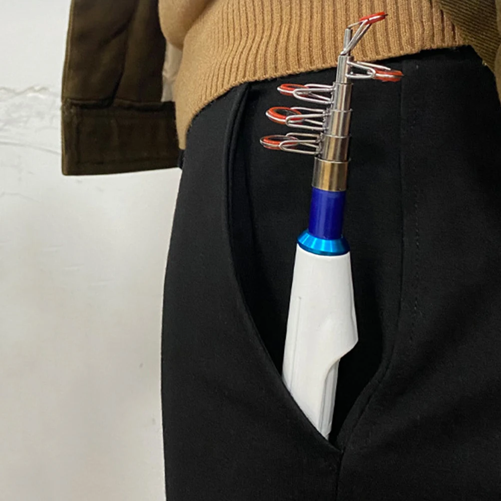 Afbeelding 7: 1.2M Mini Hengel Kits Met Korte Telescopische Hengel En-Spinning Reel Baits Reizen Pole Set voor Beginner Kinderen