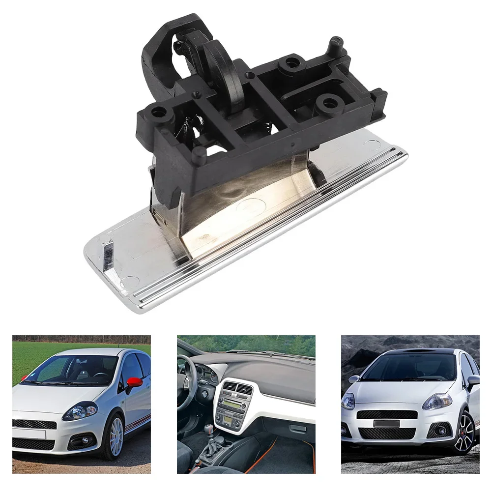 735426145 Chrome Glove Box Handle Catch For Fiat Punto / Grande PUNTO 199 Car Interior Replacement Parts
