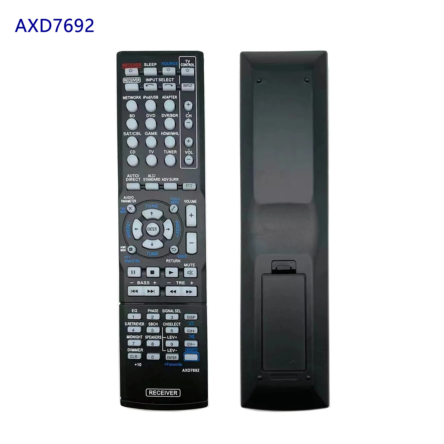 New AXD7692 For Pioneer AV Receiver Remote Control VSX-823-K VSX-828-S VSX-528-S VSX-60 VSX-1125-K VSX-43 VSX-1012-K
