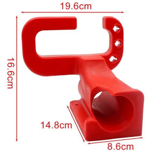 Imagen 2 del producto Soporte de pistola para lavadora de coche de alta presión, estante colgante montado en la pared, soporte automático, gancho de manguera, almacenamiento para herramienta de lavado de estación de trabajo de garaje