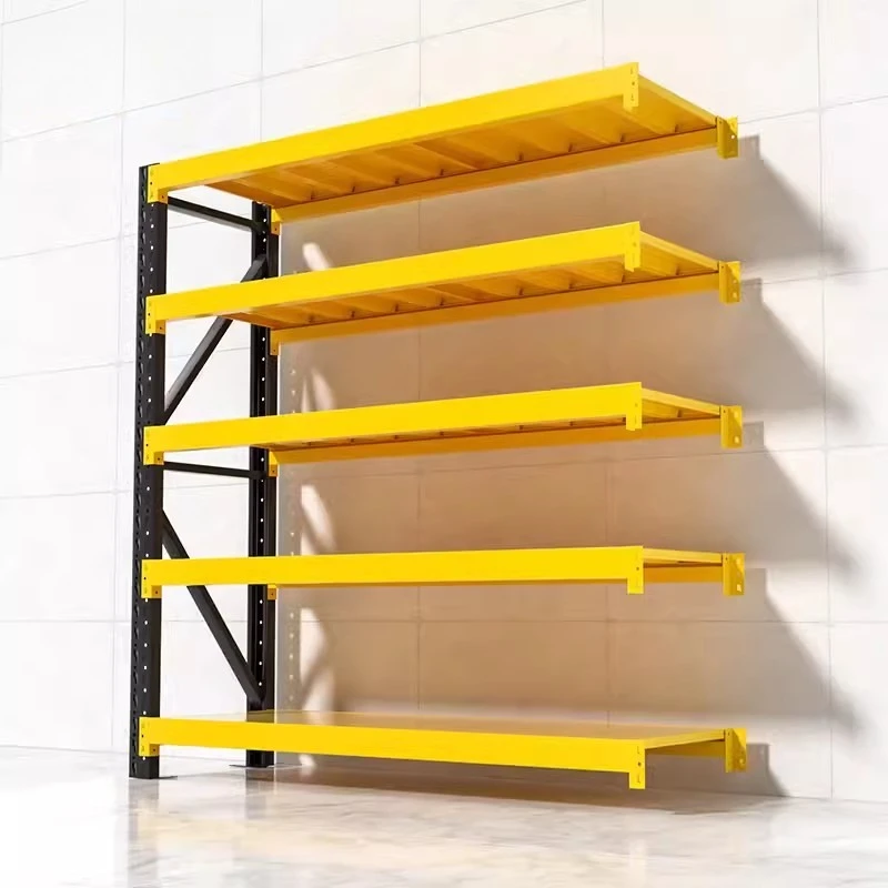 

Light storage warehouse storage yellow and black cargo rack