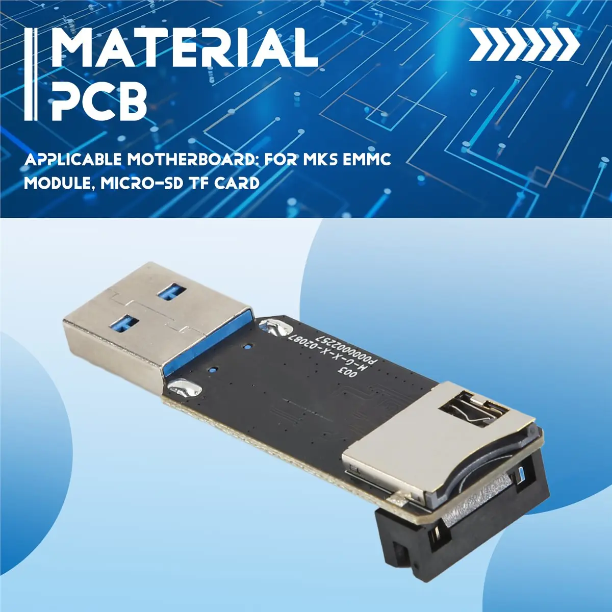 High-quality PC accessories in Stock For MKS EMMC-ADAPTER V2 USB 3.0 Card Reader Micro-SD TF Card MKS Pi