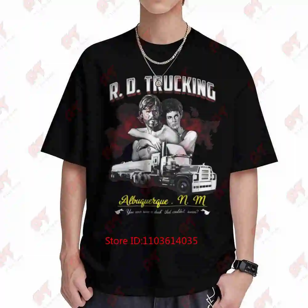 Vintage 1978 RD Trucking Convoy Film Semi Truck Characters Short Sleeve Tee 100% Cotton T-Shirt