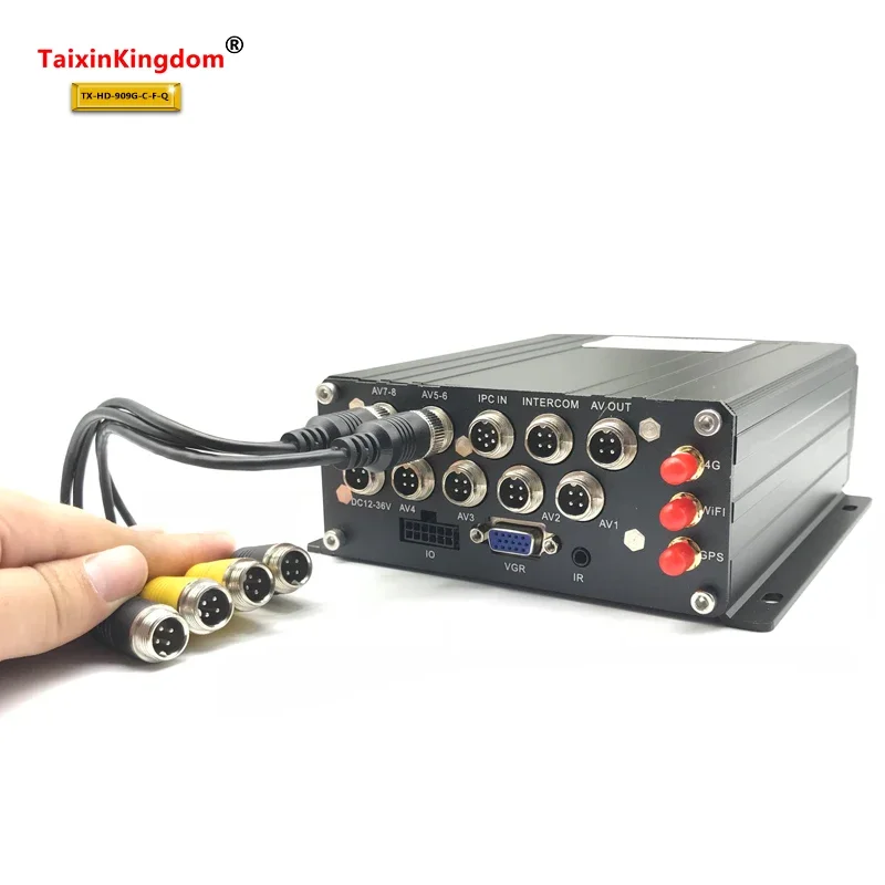 TaixinKingdom Fabbrica 9CH 1080 Disco rigido Mobile DVR 4G GPS WIFI HDD Videoregistratore digitale MDVR DVR Supporto Contatore persone