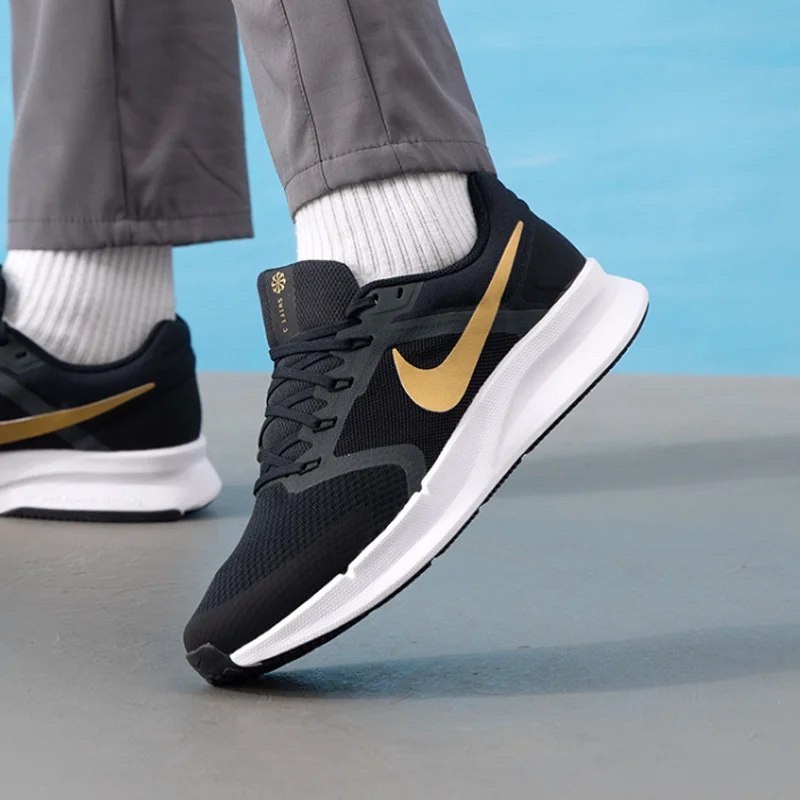 Nike Men Run Swift 3 Summer Mesh Breathable Cushion Running Shoes DR2695-010