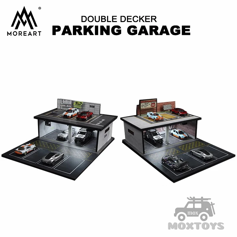 

MoreArt 1:64 Diorama Double-Decker Parking Garage scene No.66 / No.86