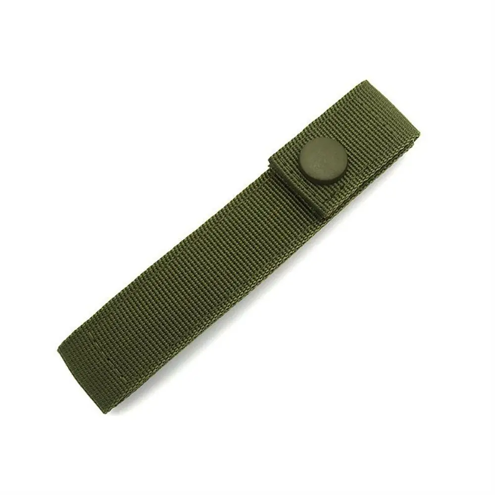 High Strength Nylon Molle Ribbon Backpack Hanger Climbing Carabiner Belt Hooks Hanger Water Bottle Holder Green Khaki DIY