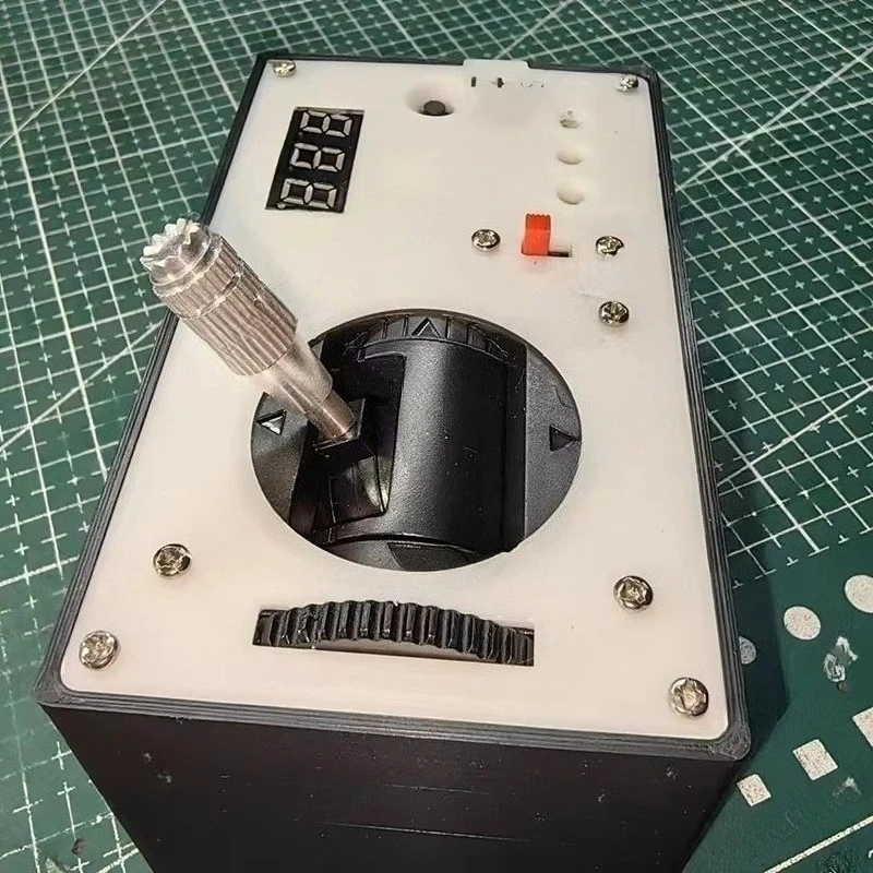 1PC For ESC Calibration Brushless Motor Driver Joystick-Style Servo Tester Built-in Digital Voltage Display w 3D-Printed Housing
