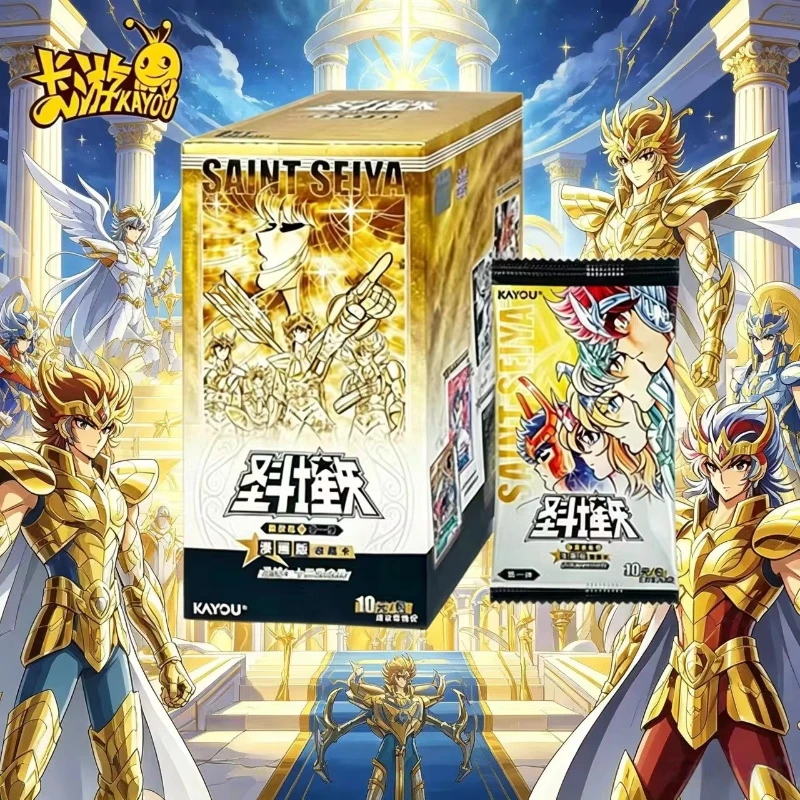 KAYOU Genuine Saint Seiya Card Xingchenbao 1NDAnimation Comic Cartoon Movie Periphery Collect Card Toy for Children Holiday Gift