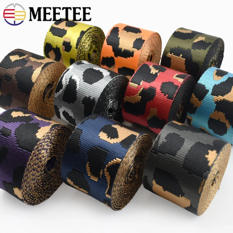 

5Meters 50mm Nylon Webbing Straps 1.5mm Thick Shoulder Bag Strap Ribbon Belt Sling Braid Bias Binding Band Sewing Accessories