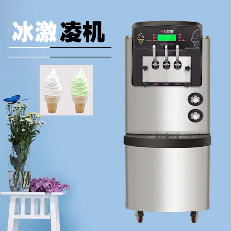 Bezpośrednia sprzedaż fabryczna wysokiej jakości maszyn do lodów o trzech smakach, maszyna do lodów włoskich z kompresorem tajskiej marki.