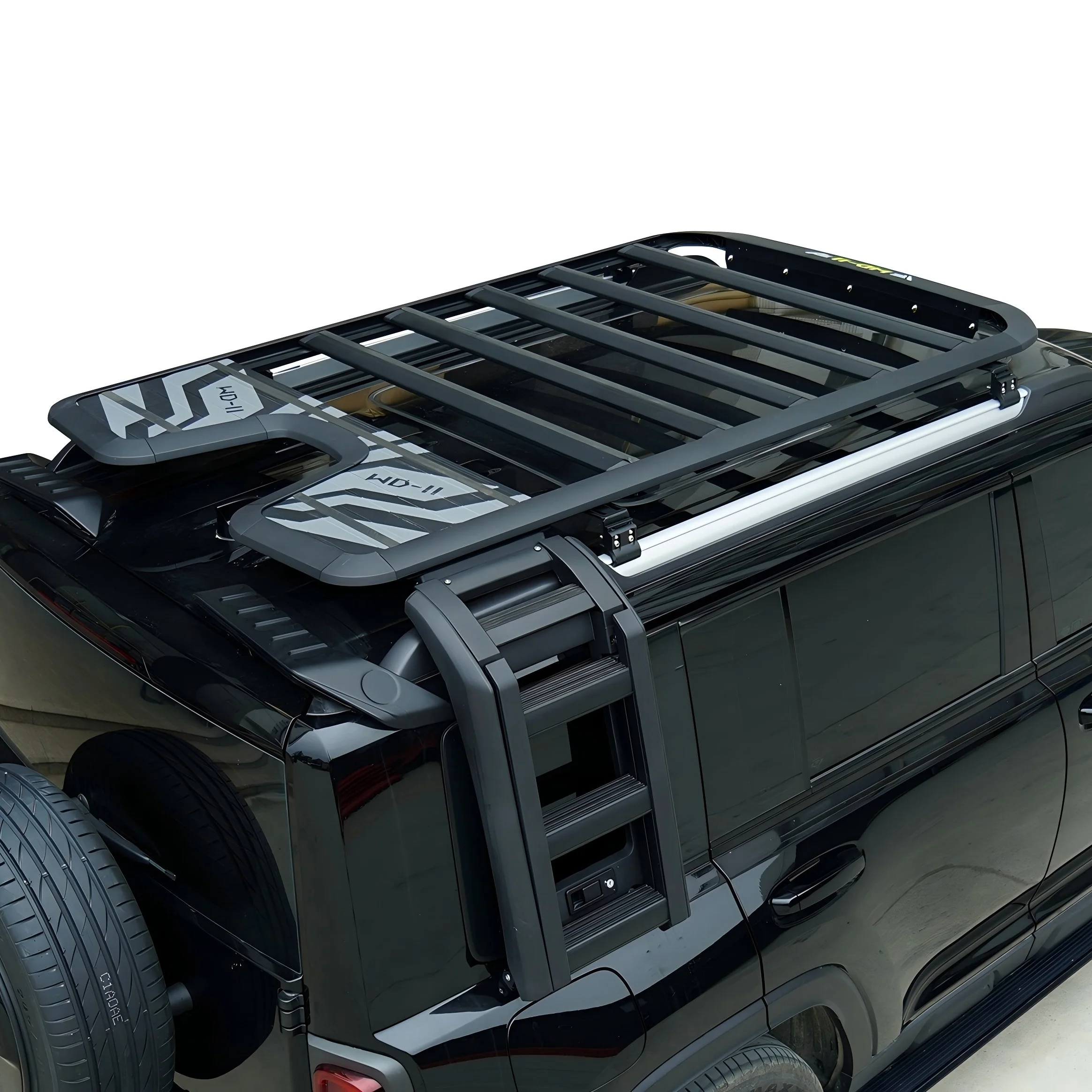 

STLFAluminum Alloy Car Racks Luggage Carrier Styling Steel Rooftop Cargo Basket for Haval Menglong AW Style Platform Roof