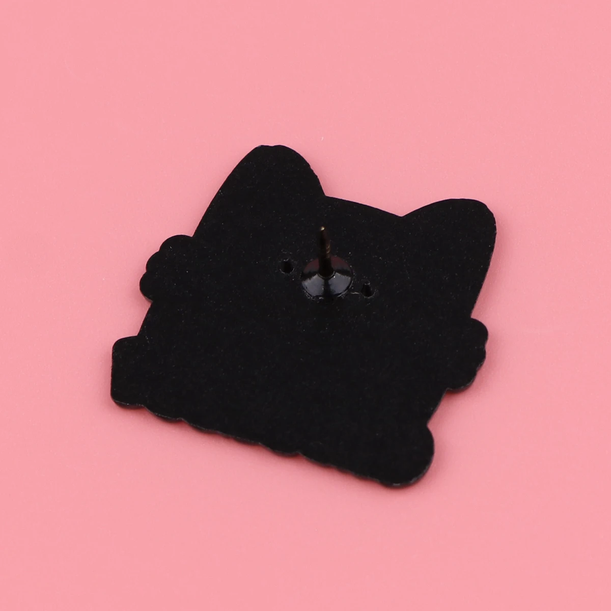 Cute Black Cat Enamel Pin Funny Quotes Brooches Lapel Pins Badges on Backpack Clothes Accessories Animal Jewelry Friends Gifts
