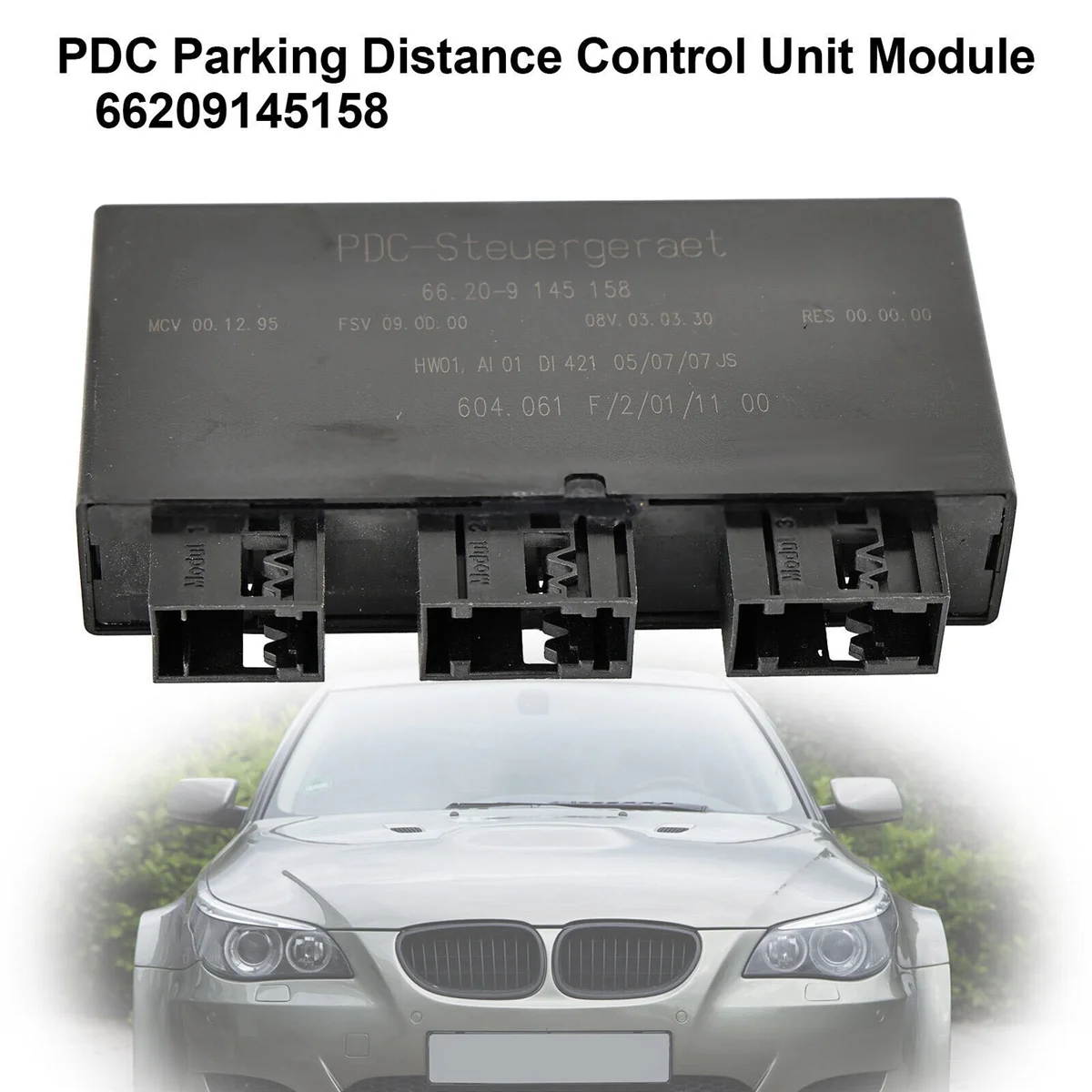 66209145158 New PDC Parking Sensor Distance Control Unit Module for BMW 5 E60 E61 / 6 E63 E64 / 7 E65 / X5 E70 / X6