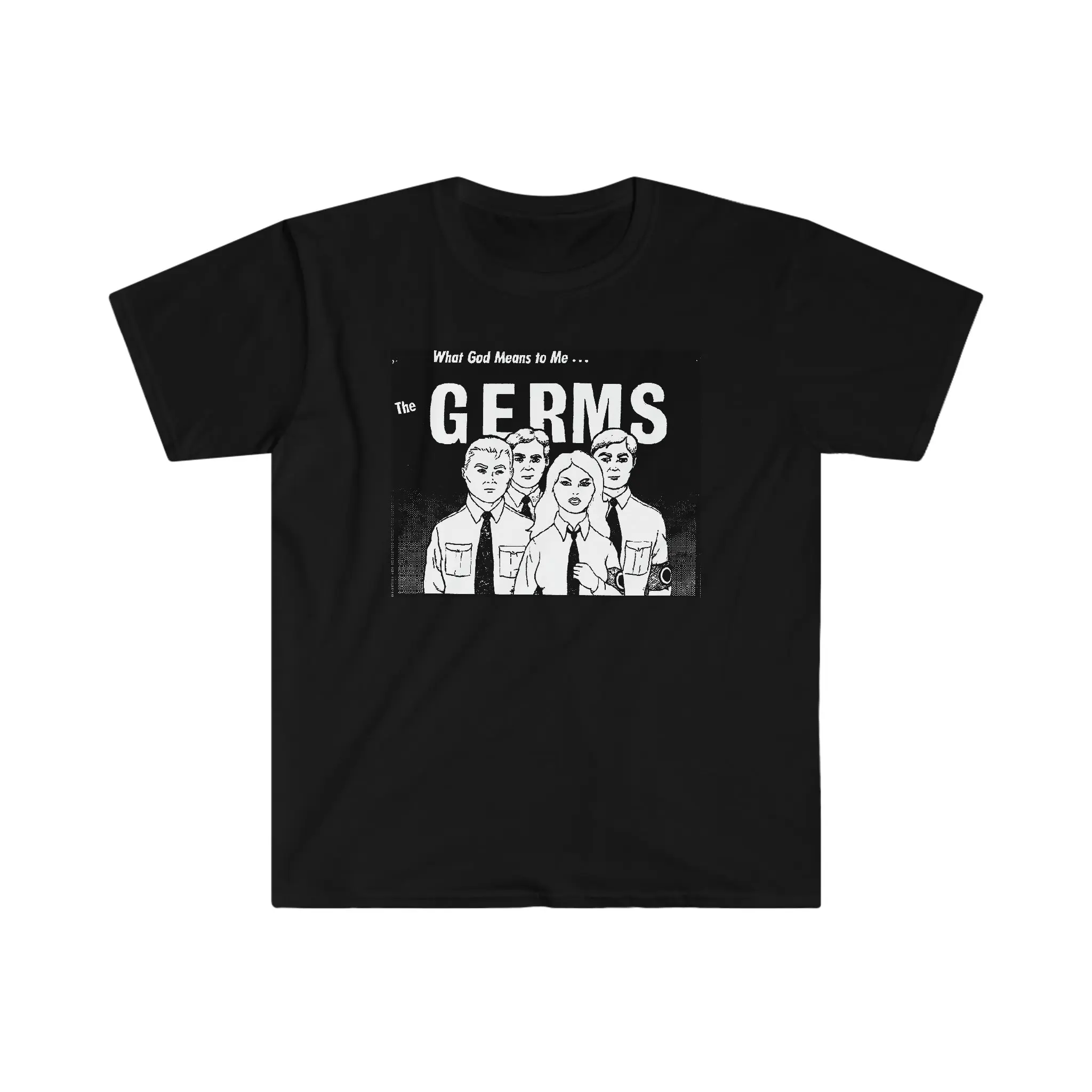 Germs T Shirt Vintage Show Flyer Design