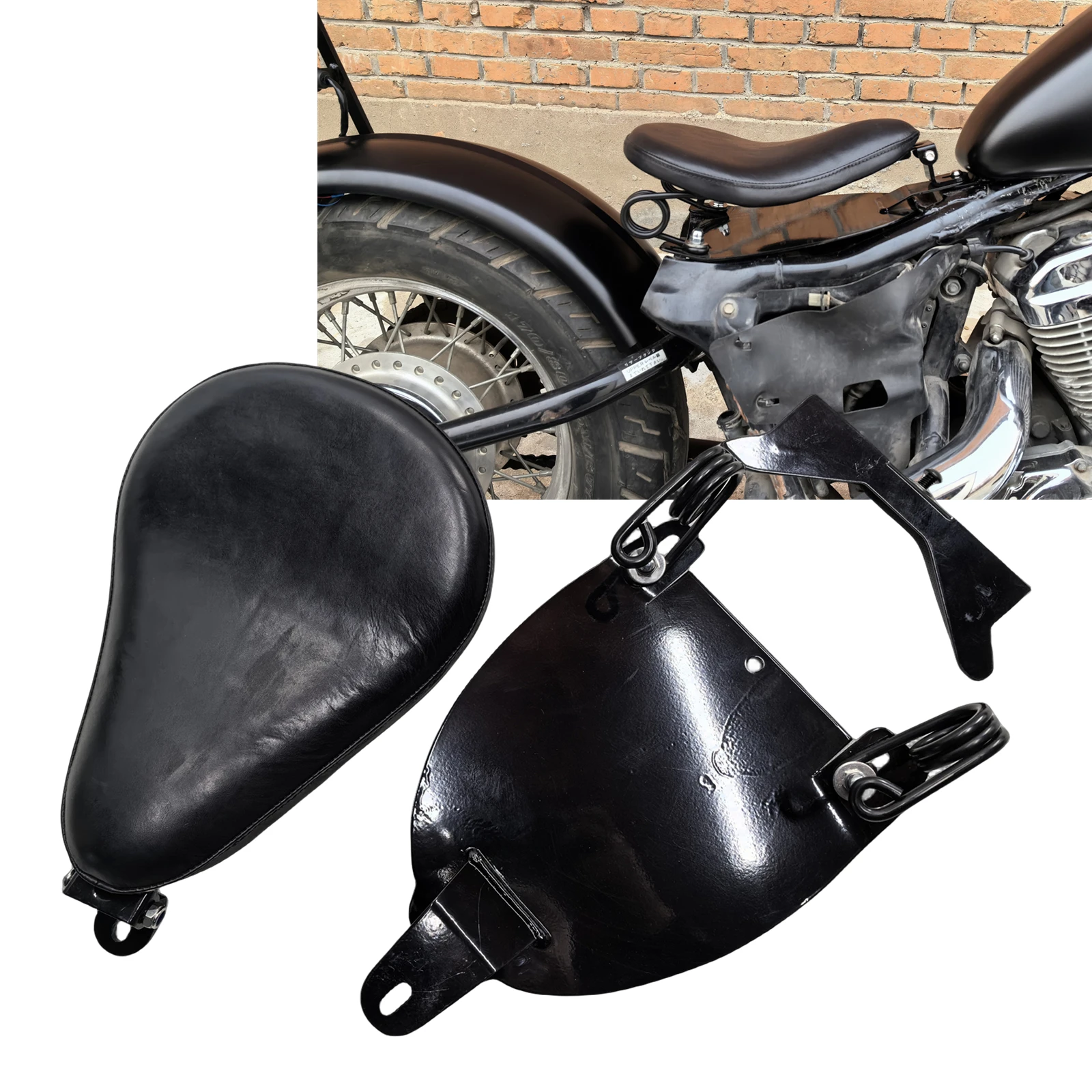 

For HONDA Steed VLX400 600 Motorcycle Solo Seat Cushion Pad