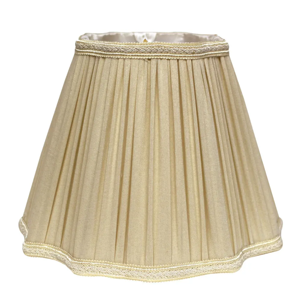 

Серо-серый плиссированный абажур с шайбой Fitter 5x10x7,25 дюймов Shantung Silk Softback квадратный светильник для декора настольного торшера