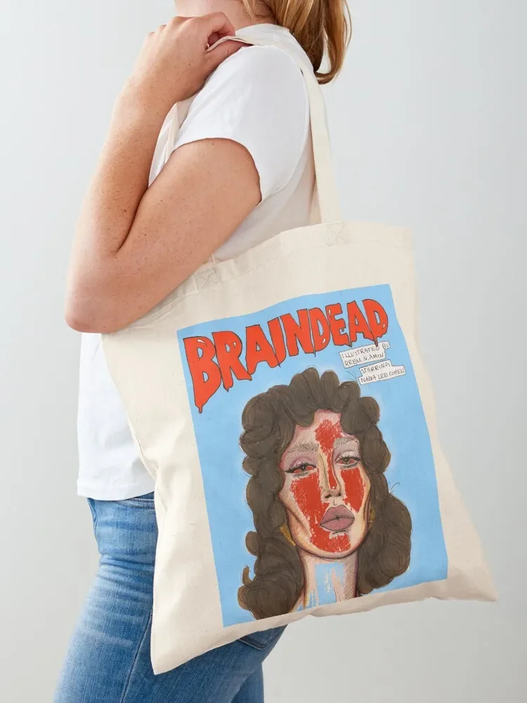 BRAIN DEAD Tote Bag shoping bag Canvas bag for women Canvas tote custom