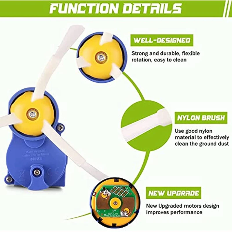 وحدة محرك فرشاة جانبية لـ iroomba ، قطع غيار منظف مكنسة كهربائية آلي ، سلسلة I3 ، من من من من من من من من من من من من نوع iroomba ،