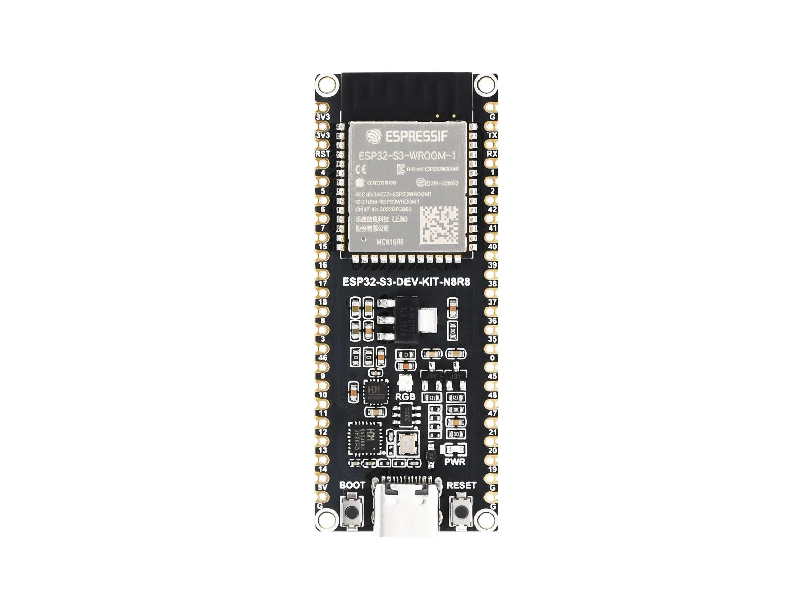 ESP32-S3 Microcontroller, 2.4GHz Wi-Fi Development Board, 240MHz Dual Core Processor,Options For 8MB/16MB Flash