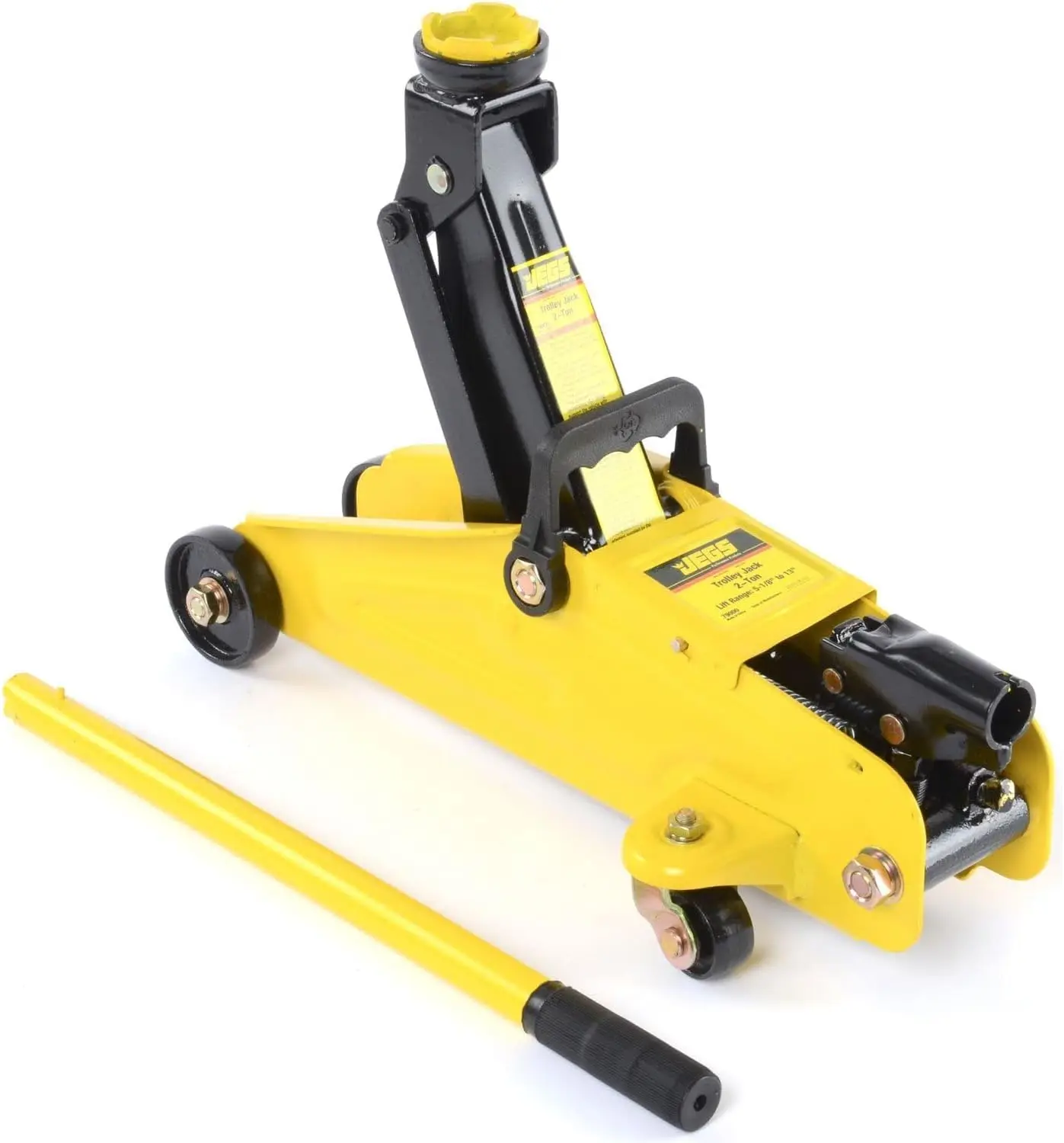 

2-Ton Hydraulic Car Floor Jack, 4000 LBS Lift, 5-13in Range, Lightweight Steel