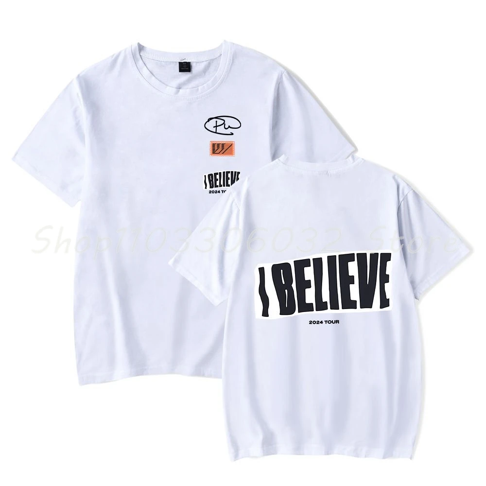 Phil Wickham I Believe Tour T-Shirt Women Men Crewneck Casual Short Sleeve Fashion Tee