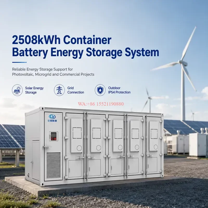 WMWMNU 2508KWH LiFePO4 Energy Storage Container Cabinet for Industrial and Commercial Use