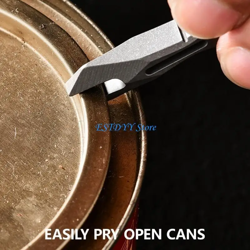 

G6DE Crowbars Keychains Tool Large Prybar Multifunctional Tactically Tool Bottle Openers for Camping