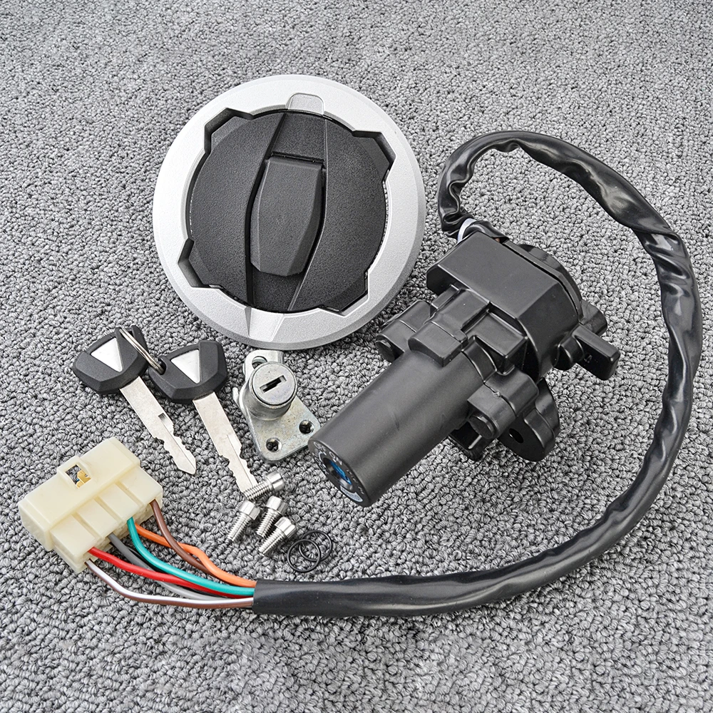 27048-5139 Ignition Switch Lock Key Fuel Tank Cover For Kawasaki Versys-X 300 250 ABS KLE300 KLE250 / Versys X KLE 300 250