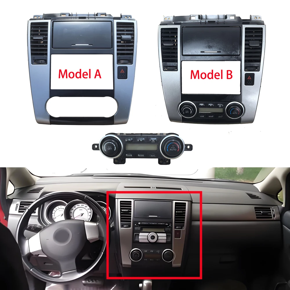 

For Nissan Tiida C11 2008-2011 Air Vent Outlet Air-condition Installation Fresh Air Outlet Vent center grille