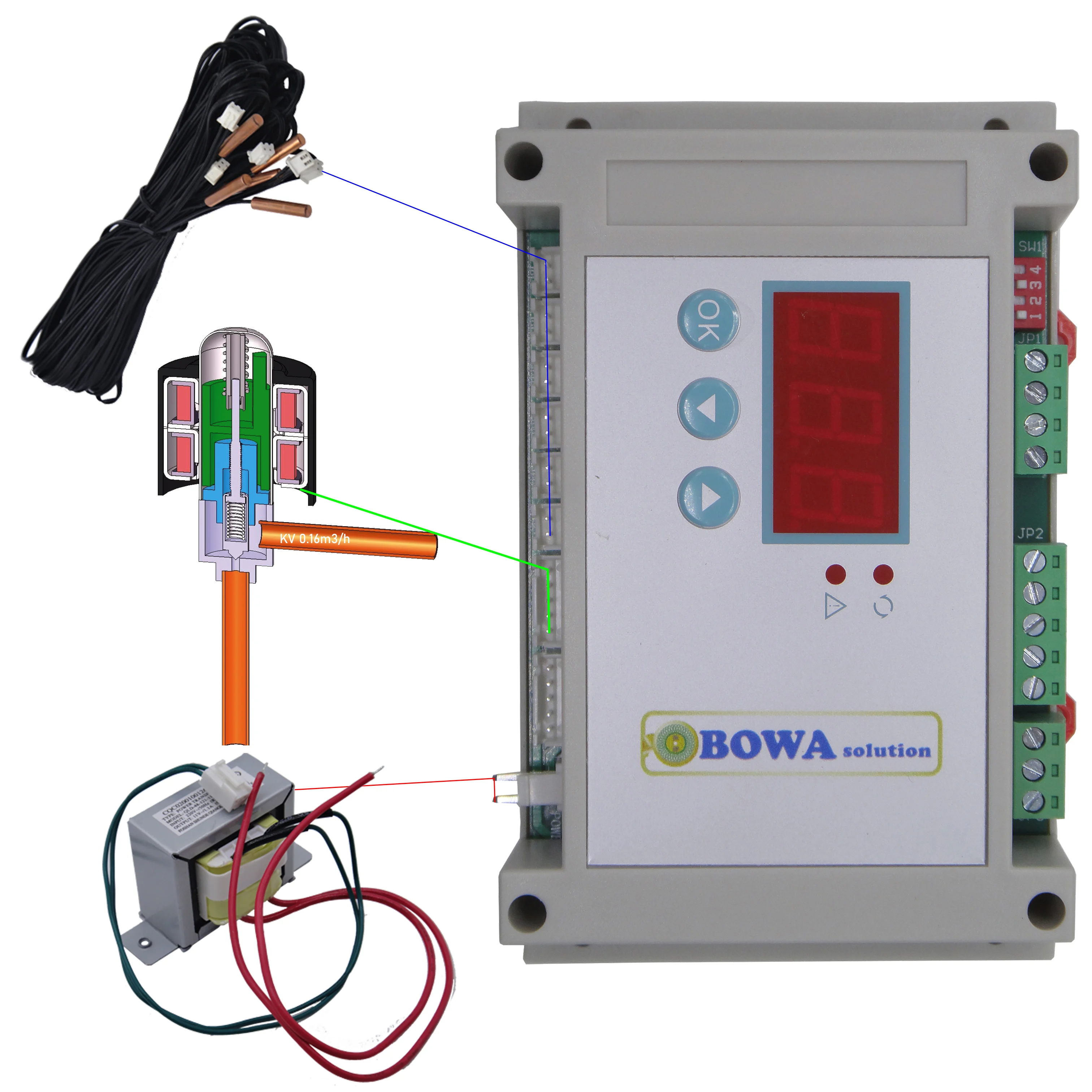 6500kCal heat pump's electronic expansion valve operations enjoy faster temperature pull-down (saving valuable pre-cooling time)