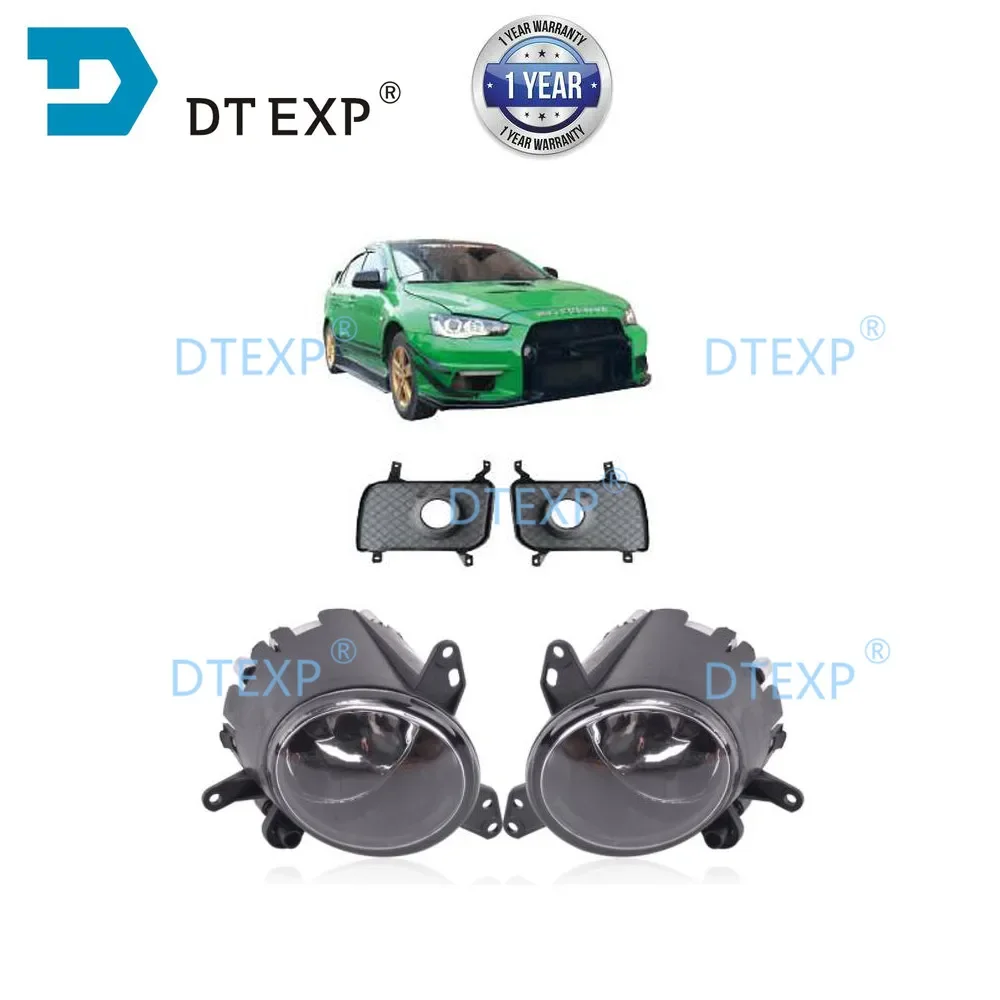 2 Piece Fog Lamp Cover for Evo 10 Fog Lamps Support for Varis Version Lights Holder and Nets No Lamps for Cy Cz Only Cover