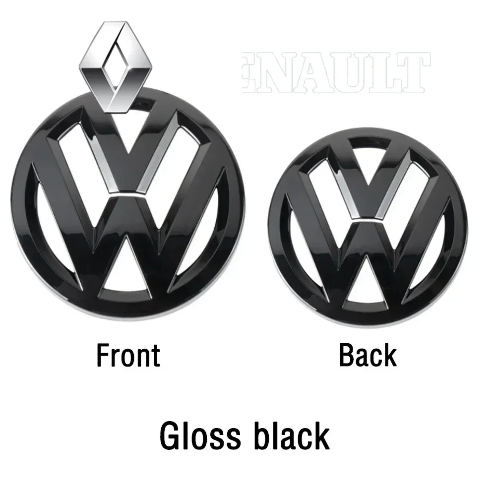 

Black Front Grille Rear Trunk Emblems for VW Golf 5 MK5 GTI 2003 2004 2005 2006 2007 2008 2009 Accessories badge