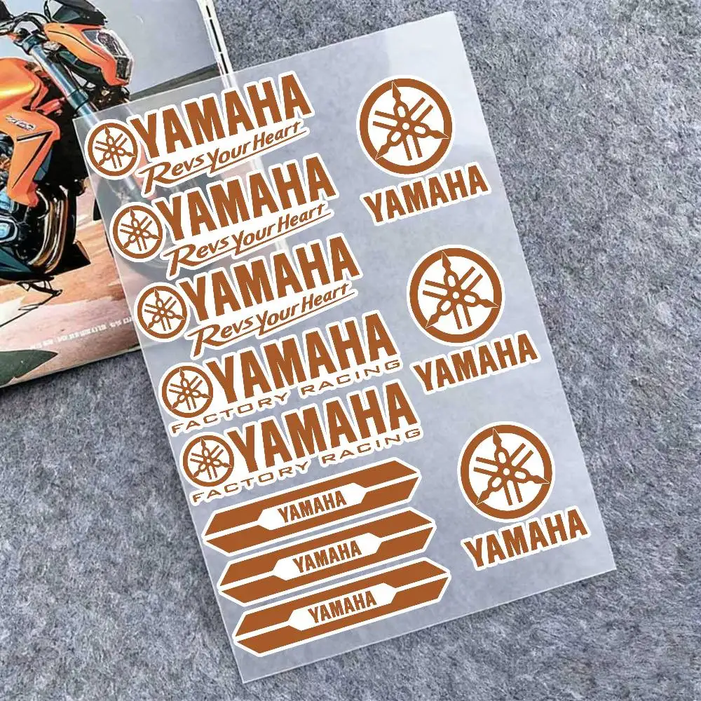 

Светоотражающие наклейки для мотоциклов YAMAHA, 3M, предупреждающие о безопасности в темноте, для шлемов скутеров