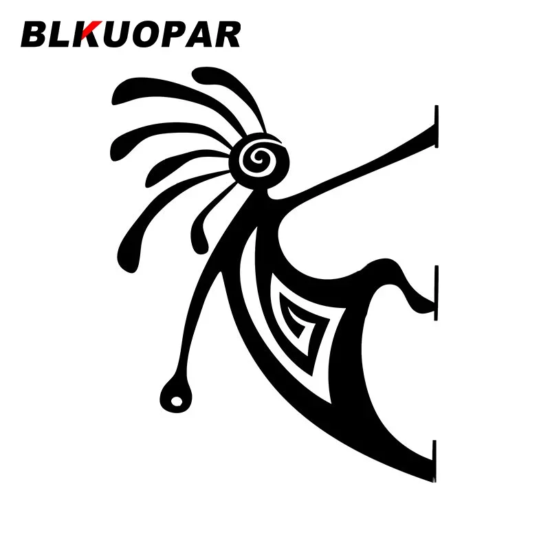 BLKUOPAR Indian Pattern Matchman Climbing The Wall Decal Creative Scratch-Proof RV VAN Trunk Motorcycle Windshield Car Stickers