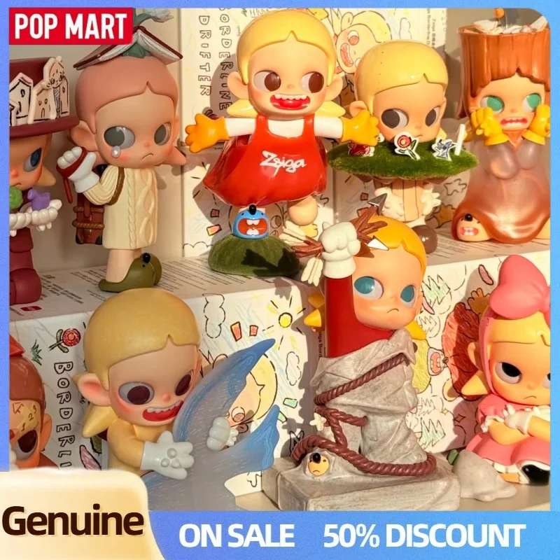

Оригинальный POPMART Zsiga Borderline Drifter Series Mystery Box, модные игрушки Zsiga, ПВХ, экшн-фигурка, модель, слепая коробка, орнамент, подарок