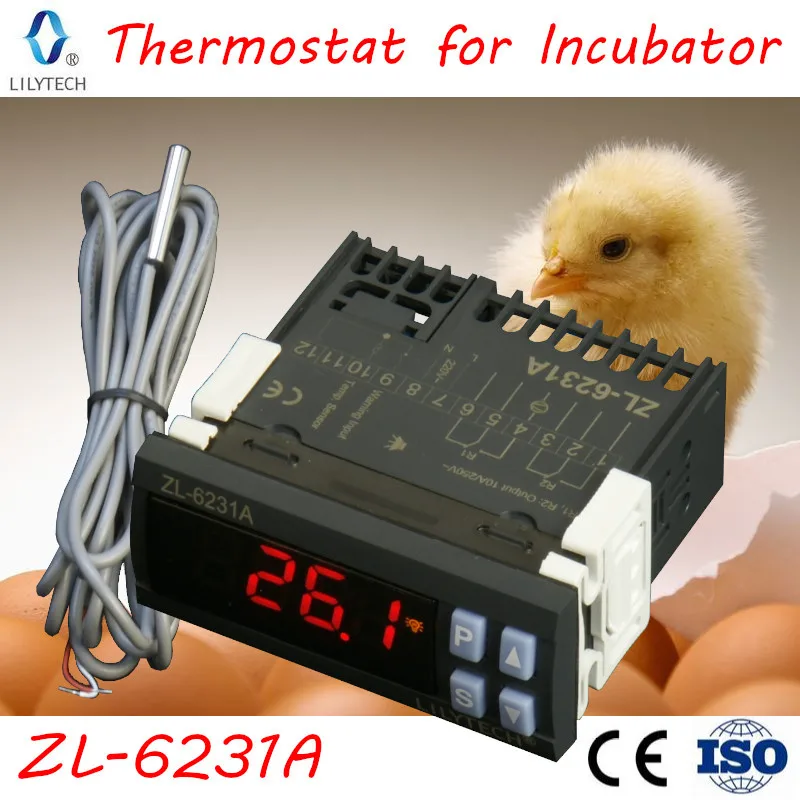 

ZL-6231A, Incubator Control, with Timer, for egg turn or fan