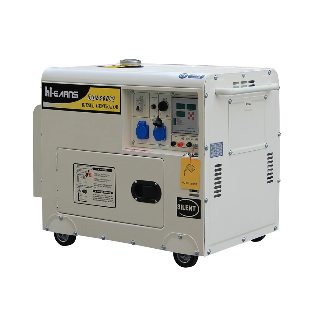 5KW single phase digital panel air cooled die·sel generator can see oil usege