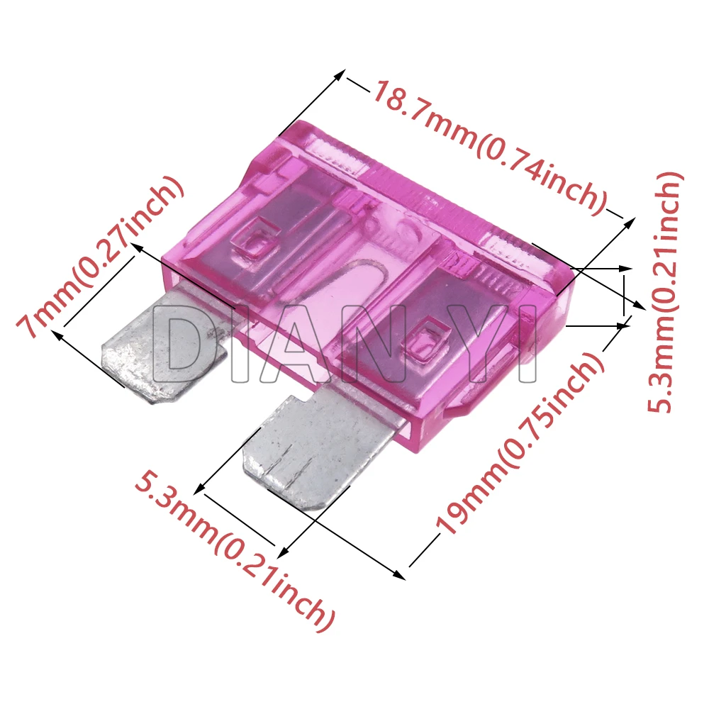 1 Set 4 Way Starter Standaard Blade Type Auto Plastic Verzekering Box Met 8 Stuks Terminal Midden Zwarte Auto Zekering Houder