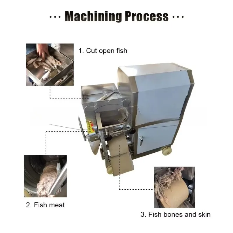 Industrial Fish Meat Separator Crab Processing Machine Shrimp Shell Remover Fish Boner High Efficiency Picking Equipment