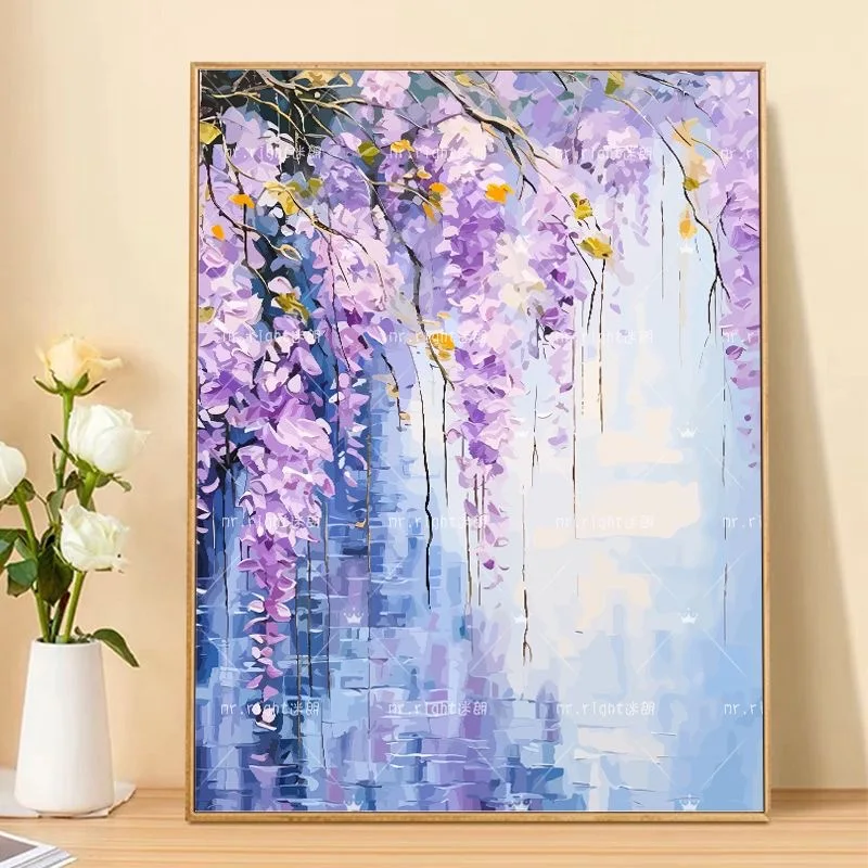 

1-0074 Mountain Sunset Oil Painting for Living Room