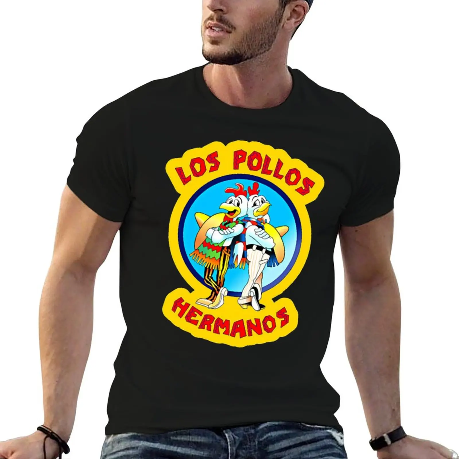 Los Pollos Hermanos T-Shirt Simple Line Art Print Tee