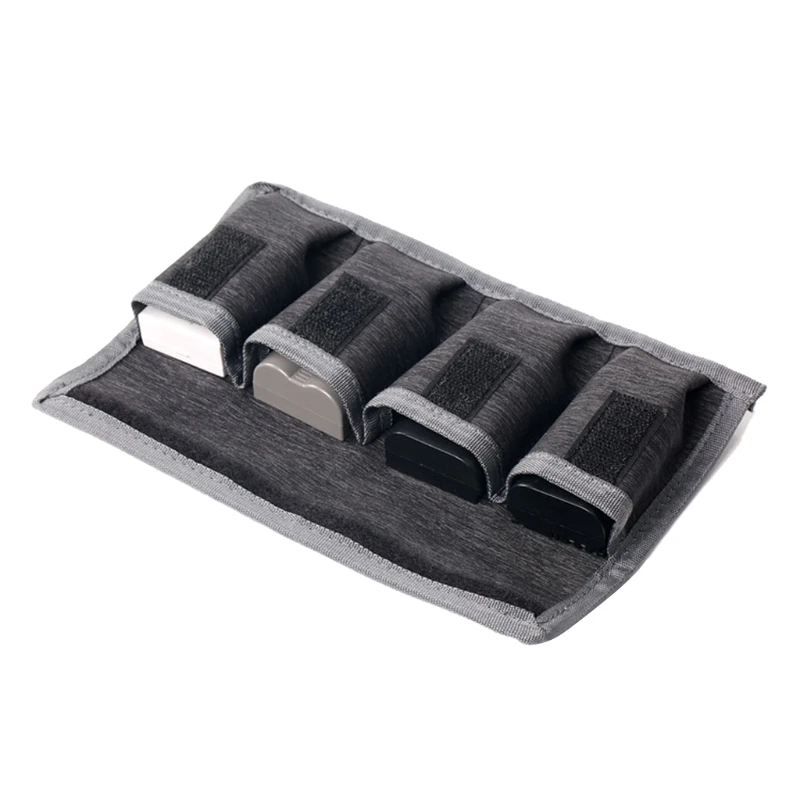 Lithium Battery Storage Pockets Waterproof Nylon Bag for LP-E6 LP-E8 NP-FW50 EN-EL14 EN-EL15 4