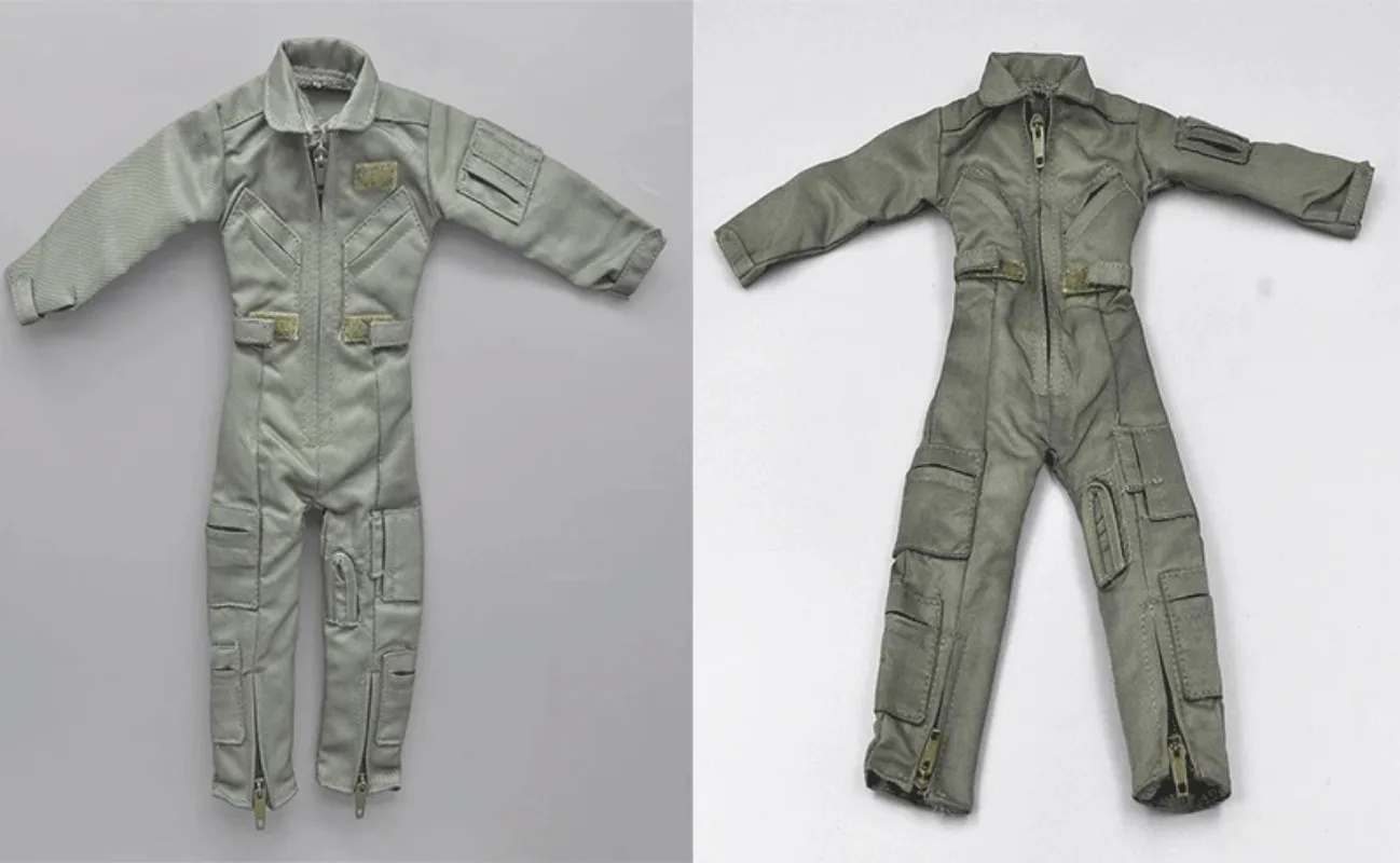 P5-2 1/6th Male Sodier Clothes Pilot Combat Uniform Jumpsuit Model for 12'' Figu