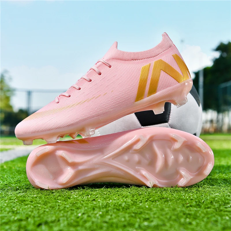

Men Football Field Boots Cleats Fast Soccer Shoes Society Cleats Football Shoes Training Outdoor Sneaker High Quality Original