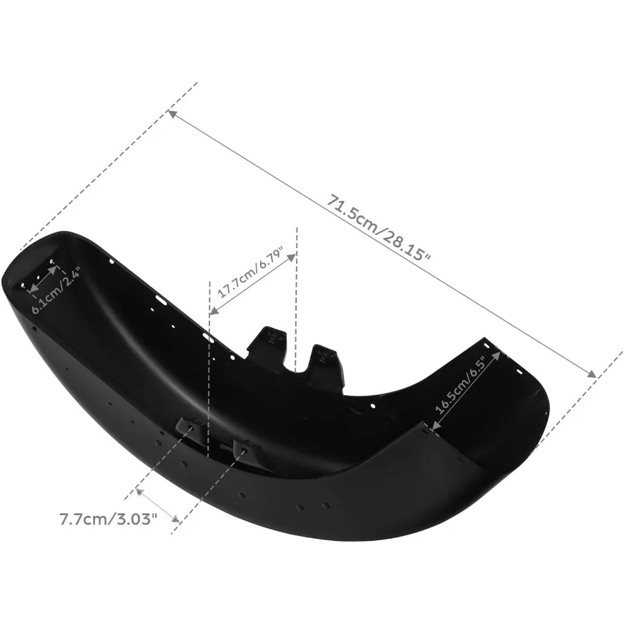 الحاجز الأمامي مع الزخارف مجموعة مصابيح طرف الدخان لـ Harley Touring FLHT Electra Glide Classic 8913 Road King Custom 0406 Tri