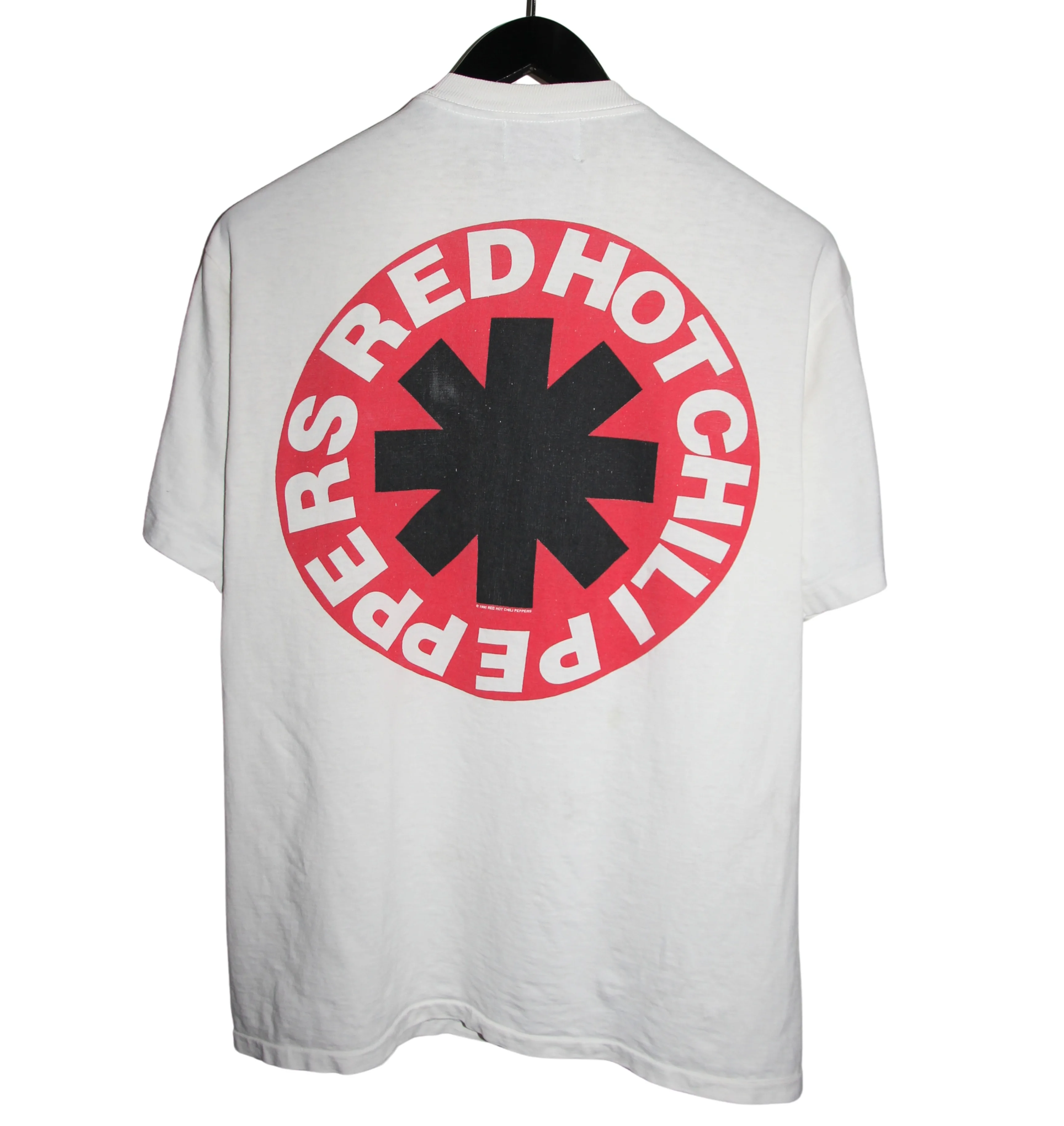 Red Hot Chili Peppers 1990 RHCP Rockband Grafik-T-Shirt aus Baumwolle, für Herren und Damen, Streetwear-T-Shirt. – Detail 7