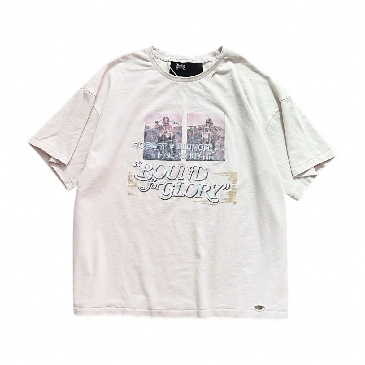 Paly Hollywood Path of Glory Vintage Ripped Short Sleeve T-Shirt