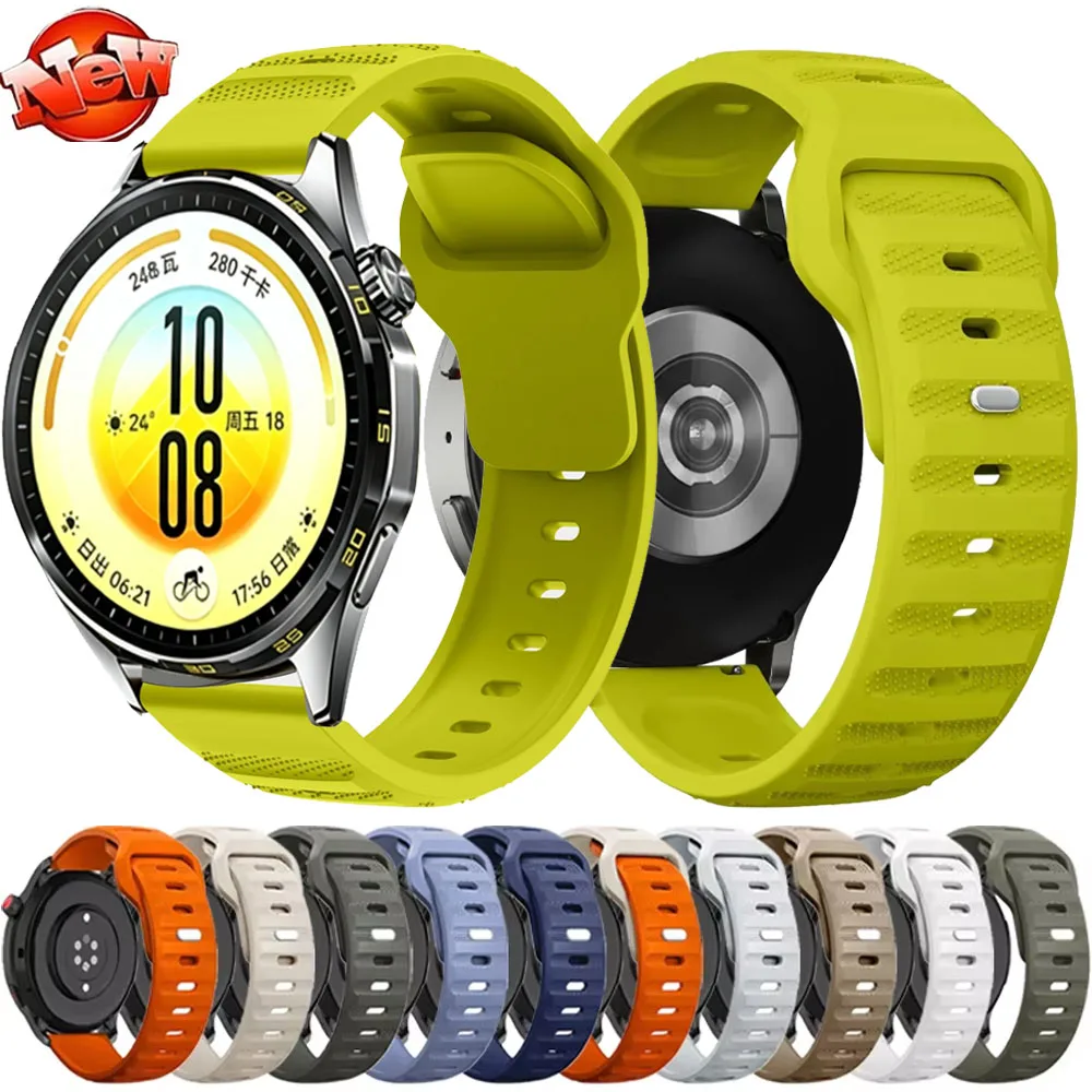22mm 20mm Silicone Strap for Huawei Watch GT 7 GT 7 Pro Breathable Wristband for Oneplus Watch 4 3 Lite Amazfit Active 2 3 Belt