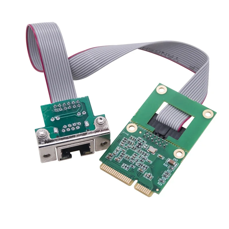 การ์ดเครือข่าย 5Gb Mini PCI Express ถึง RJ45 Com พอร์ต 100Mbps/1G/2.5G/5G Gigabit Ethernet Adapter RTL8126 ชิป Lan การ์ด NIC สําหรับ PC